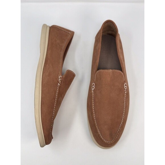 Johnnie-O Malibu Venetian Mens Shoes Brown Leather Loafer Slip On Casual US 13 M - Picture 4 of 10